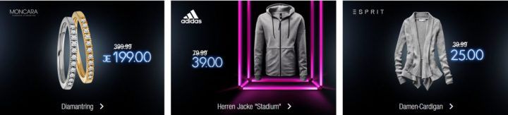 Kaufhof Adventskalender heute: z.B. Adidas Stadium Herren Jacke für 39€   ESPRIT Damen Cardigan für 39,99€