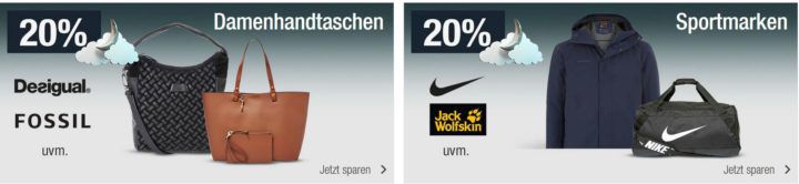 Damentachen & Sportfashion mit 20% Rabatt uvm.   Galeria Kaufhof Mondschein Angebote