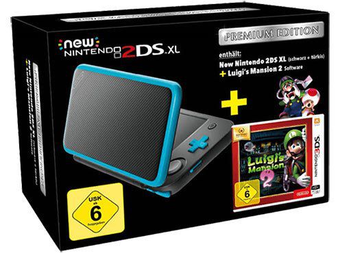 New Nintendo 2DS XL + Luigis Mansion 2 für 130,25€ (statt 149€)