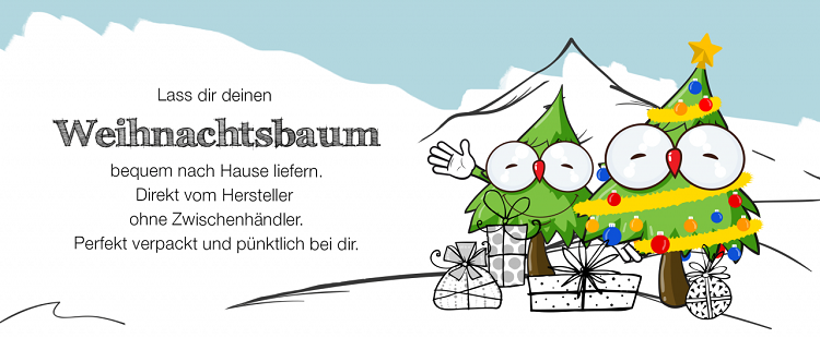 Premium Weihnachtsbäume: Nach Hause liefern lassen mit Wunschdatum & 25% Exklusivgutschein