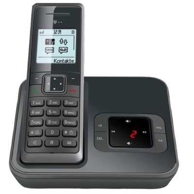 TELEKOM Sinus A 206   DECT Schnurlos Telefon mit Anrufbeantworter für 22€ (statt 34€)