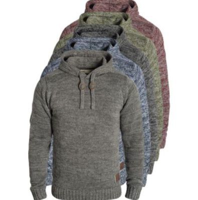 SOLID Pluto   Herren Strick Hoodies bis 3XL für je 27,95€