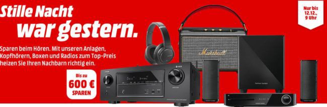 Media Markt Kopfhörer, Lautsprecher, HiFi Sale   z.B. MARSHALL Kilburn Bluetooth Lautsprecher für 166€