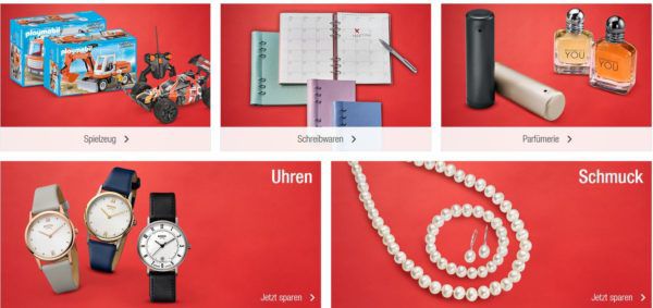 Galeria Kaufhof: Sale mit bis zu 70% Rabatt   günstige Sport und Fashion Artikel, Spielzeug, Schmuck uvam.