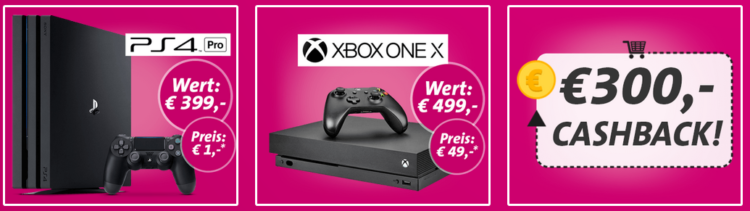 Magenta Zuhause S für 27,45€ mtl. mit z.B. PS4 Pro für 1€   Junge Leute Vorteil möglich