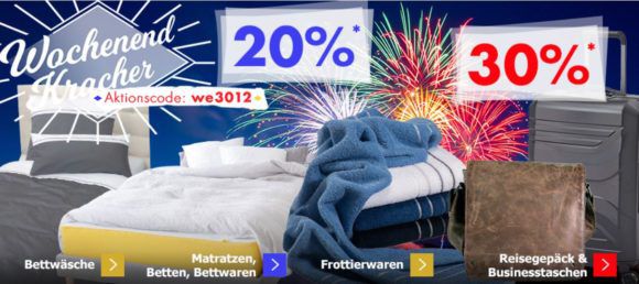 Karstadt Weekend Kracher: z.B. 20% Rabatt auf DFB Trikots   30% Rabatt auf Reisgepäck & Businesstaschen uam.