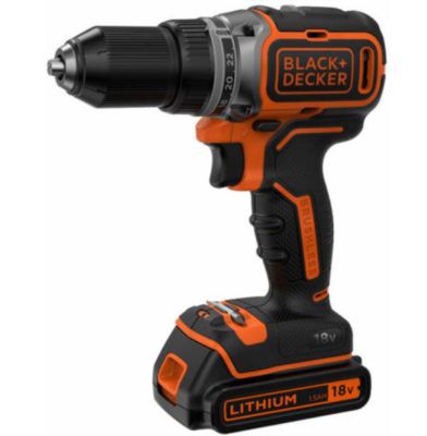 BLACK + DECKER BL186 Akku Bohrschrauber im Koffer mit 18V 1,5Ah Akku für 69,95€