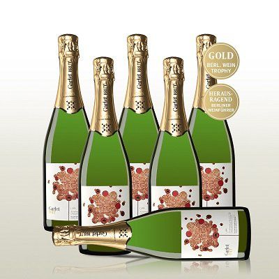 6 Fl. Perlwein   Cava Garlet Brut für 46,33€ (statt 78€)