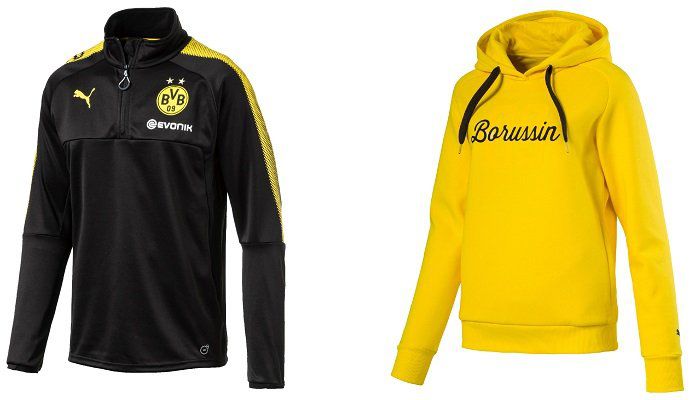 Puma BVB Jacken und Sweater für 24,99€   z.B. BVB Hoody (statt 30€)