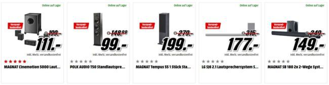 Media Markt Kopfhörer, Lautsprecher, HiFi Sale   z.B. MARSHALL Kilburn Bluetooth Lautsprecher für 166€