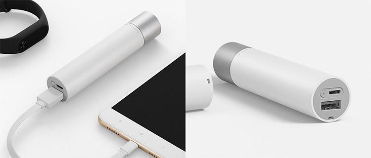 2in1 Xiaomi Taschenlampe & Powerbank (240 Lumen, Alugehäuse, 11 Modi) für 16,93€