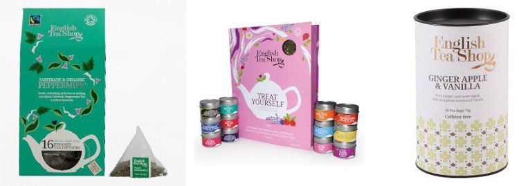 English Tea Shop    verschiedene Teesorten bei Vente Privee   z.B. 50 Teebeutel in Geschenkdose ab 5€