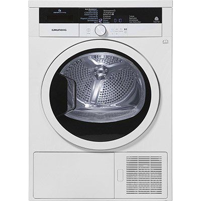 GRUNDIG GTA 38267 G   Wärmepumpentrockner (8kg, A+++) für 399€ (statt 523€)