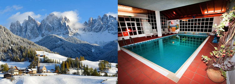 3, 4 o. 7 Nächte im 3* Hotel in den Dolomiten inkl. Halbpension, Trentino Gästekarte, Fitnessraum & Wellness ab 119€ p.P.