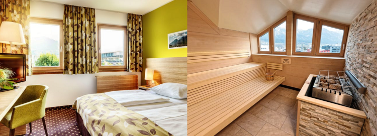 1   3 ÜN im 4* Hotel in Innsbruck mit Halbpension, Skipass & Sauna Nutzung ab 129€ p.P.