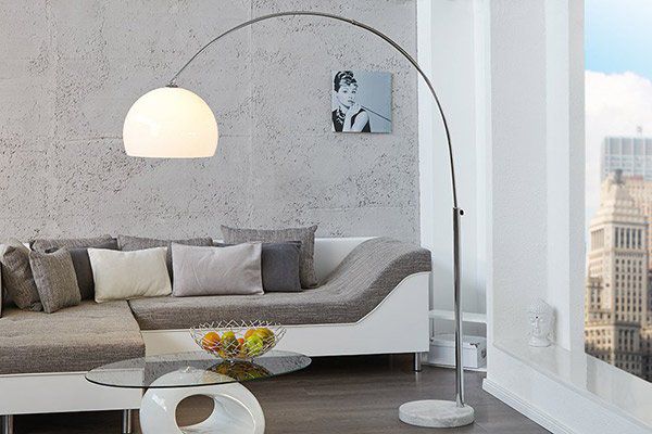 Design Bogenlampe LOUNGE DEAL mit Marmorfuß für 67,96€ (statt 80€)