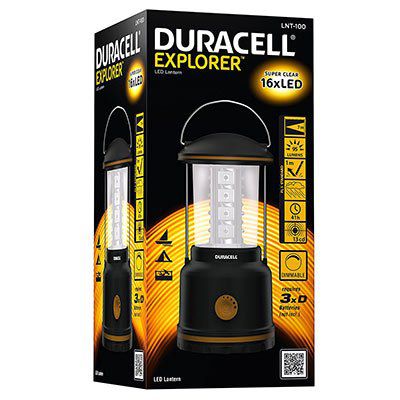 Duracell LNT 100   Camping Laterne Explorer für 12,12€ (statt 19€)