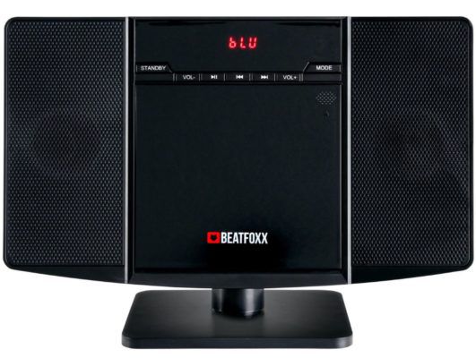 Beatfoxx MCD 60 Vertikale Stereoanlage mit CD/MP3 Player für 39,99€