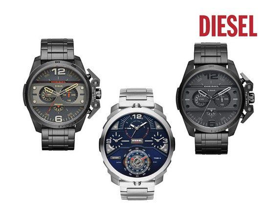 Schnell? Diesel Armbanduhren in 3 Ausführungen für 135,90€ (statt 189€)
