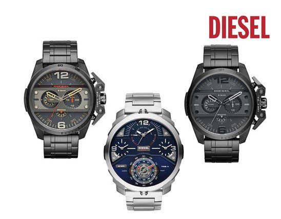 Schnell? Diesel Armbanduhren in 3 Ausführungen für 135,90€ (statt 189€)