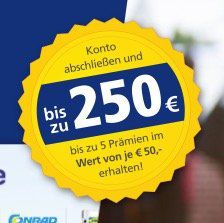 Bis zu 250€ Prämie für das Postbank Giro plus Girokonto - nur Neukunden (letzten 12 Monate kein Postbank-Konto) Bis zu 250€ Prämie für das Postbank Giro plus Girokonto nur Neukunden (letzten 12 Monate kein Postbank Konto)