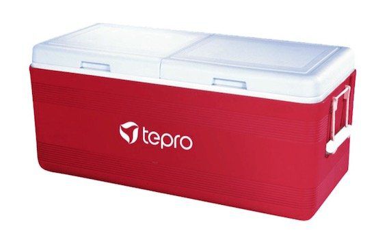 Ausverkauft! Tepro Kühlbox 150 in Rot für nur 66€ (statt 179€)