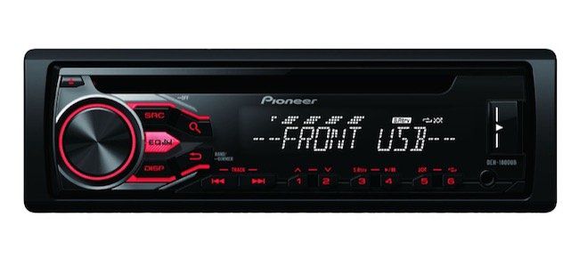 Pioneer DEH 1800UB Autoradio (1 DIN, 50 Watt) für 38€ (statt 66€)