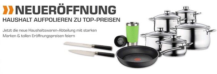 Viele Pfannen, Töpfe...etc. stark reduziert   z.B. Silit Salatschleuder nur 9€ (statt 19€)