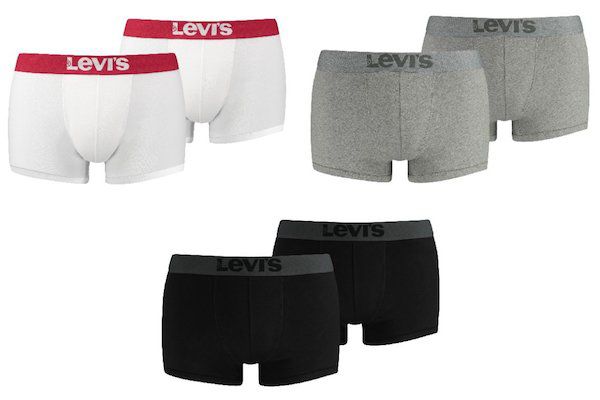 Ausverkauft! 8er Pack Levis Trunk Herren Boxershorts für 50,98€ (statt 64€)