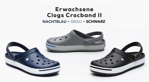 Crocs Tagesangebot bei vente privee   Kinder je 14,99€, Erwachsene je 20,99€