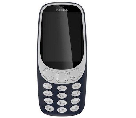 Handy Nostalgie: Nokia 3310 (2017) in Dunkelblau für 27,99€ (statt 45€)