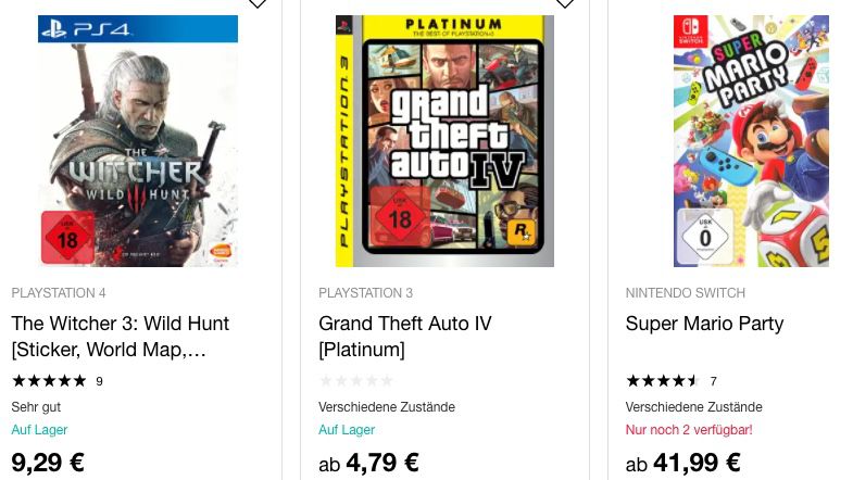 reBuy mit 5€ Rabatt ab 25€ MBW auf gebrauchte Medien