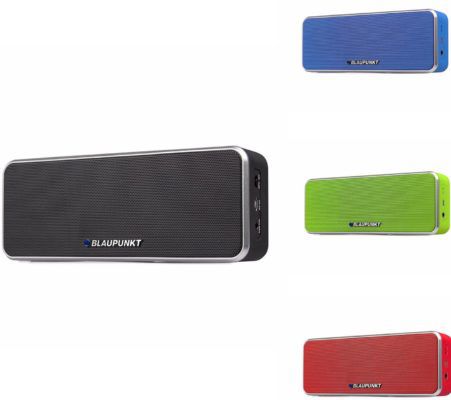 BLAUPUNKT BT 6 Boombox   Bluetooth Lautsprecher mit Freisprecheinrichtung für 24,95€