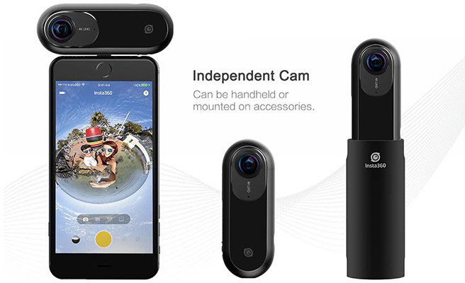 Insta360 ONE   360° Aufsteck Kamera für iPhone (UHD 4K, 24MP) für 243,07€ (statt 295€)