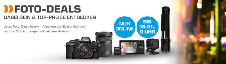 SATURN Foto Weekend Sale: z.B. PANASONIC Lumix DMC GF7K Systemkamera für 299€