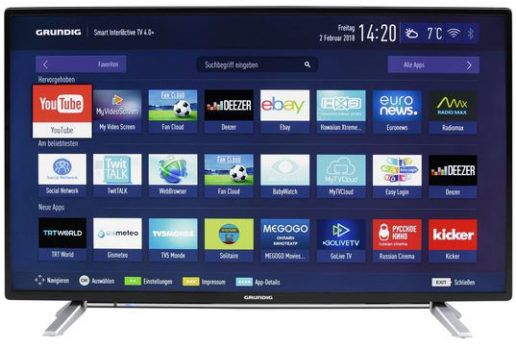 Vorbei! Grundig 40 GFB 6728   40 Zoll Full HD Fernseher mit WLAN für 219€ (statt 460€)