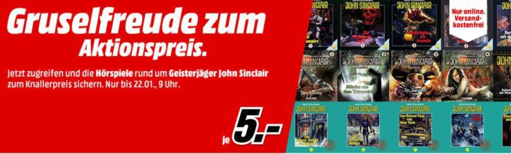 John Sinclair Geisterjäger   Hörbücher für je 5€