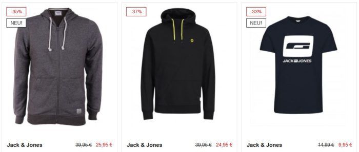 Bis Mitternacht: 30% EXTRA Rabatt auf ALLE Artikel von Jack & Jones ab 40€ bei Jeans Direct