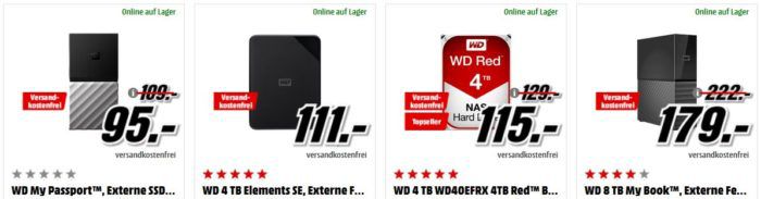 Media Markt Mega Marken Sparen: günstige Tablets, Monitore und aber auch Convertibles und Festplatten