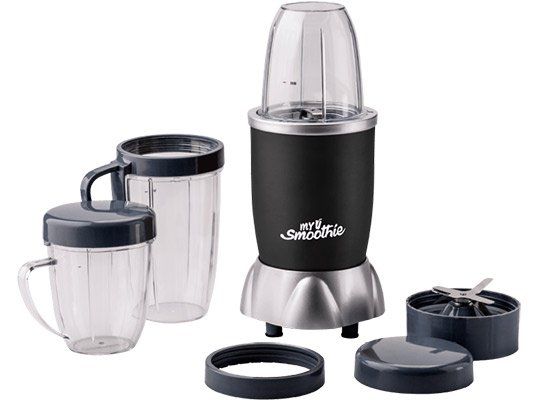 MySmoothie MS101   Universalmixer inkl. zwei Klingenaufsätzen, drei Bechern & Rezeptbuch für 49€ (statt 79€)