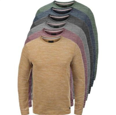 PRODUKT Pantaleon   Herren Langarm Sweater mit Rundhals Ausschnitt für 16,95€