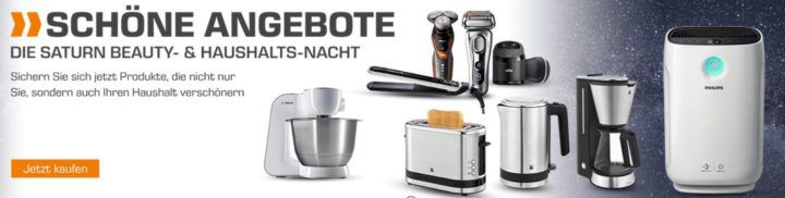 Saturn Beauty & Haushaltsnacht: z.B. BRAUN Series 9   9291CC Rasierer statt 279€ für 199€