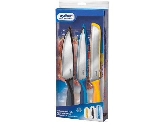 3 teiliges Zyliss Messer Set für 22€ (statt 44€)