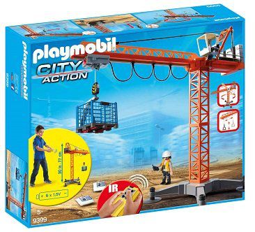 Playmobil City Action   Baukran mit Zubehör (9399) für 43,94€ (statt 58€)