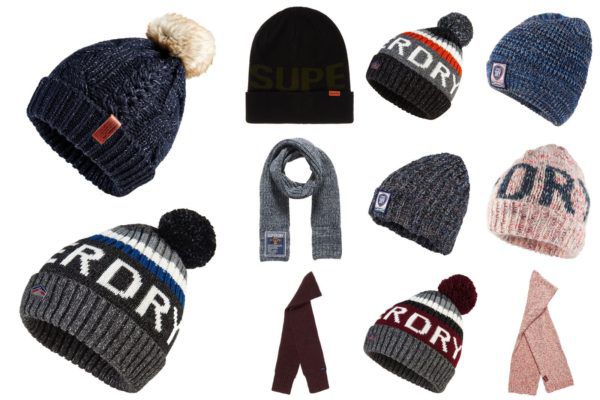 Superdry Damen und Herren Winteraccessoires für je 12,95€