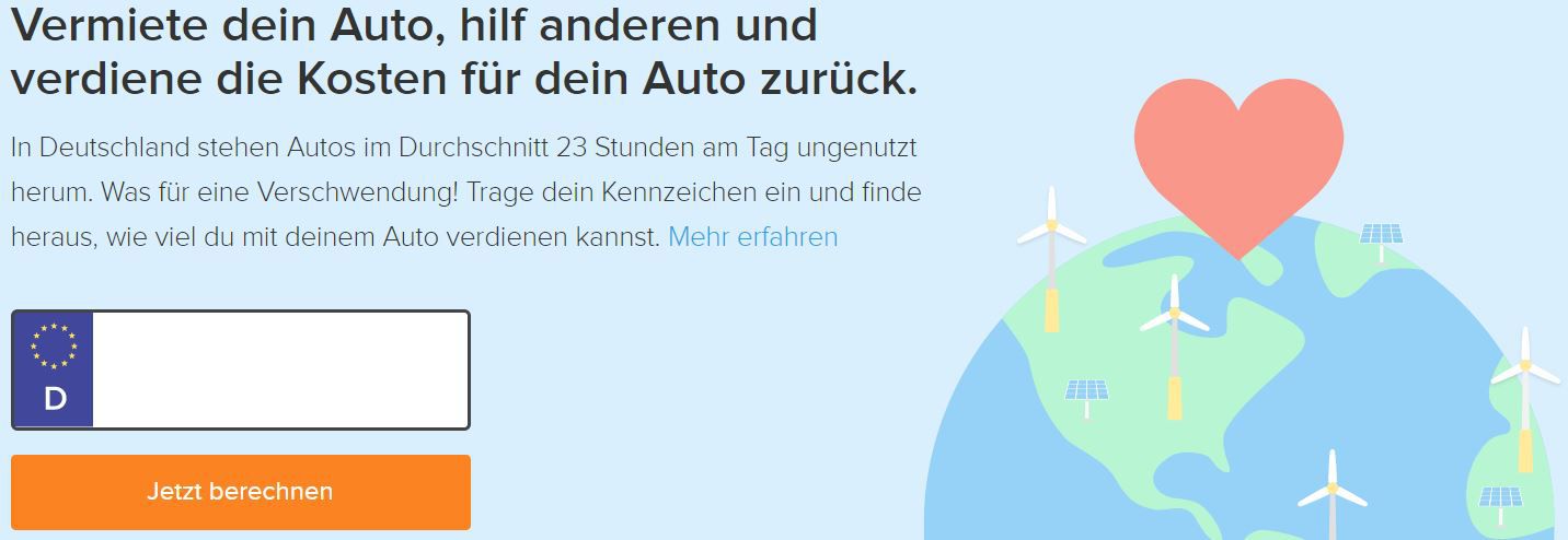 Mit dem eigenen Auto Geld verdienen   so gehts!