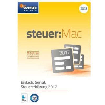 WISO steuer: Mac 2018 als CD Box (Steuerjahr 2017) für 19,99€