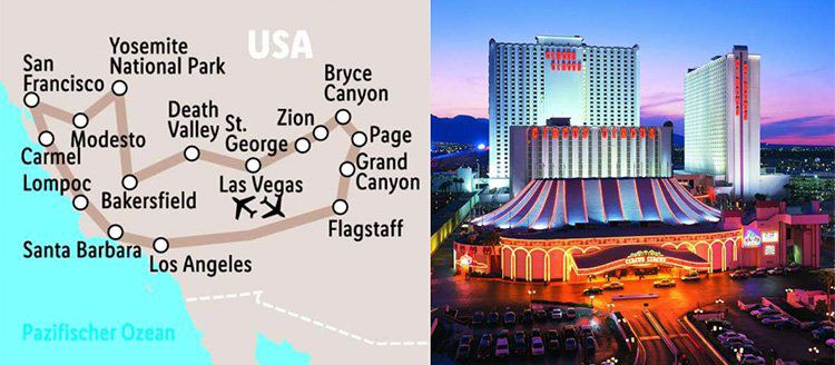 15 Tage USA Westküste Rundreise inkl. ÜN mit Frühstück, Reiseleitung, Eintrittsgelder + Rail & Fly ab 1599€ p.P.