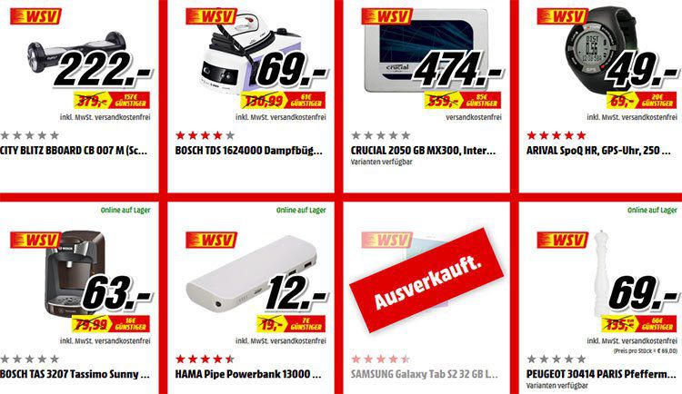 Media Markt Wahnsinns Schnell Abverkauf   viele coole Angebote