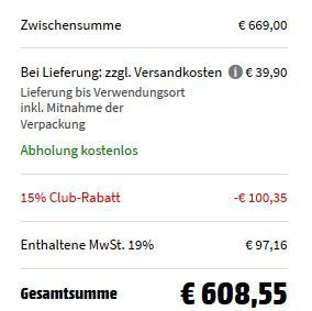 AEG L8FE76695   Waschmaschine mit 9 kg Nutzlast für 608,55€ (statt 650€)